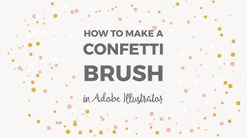 How to make a confetti brush in Illustrator