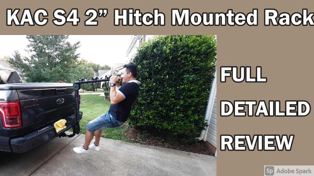 Best Bike Rack KAC S4 2 Hitch Mounted Rack 4Bike Premium Carrier YouTube