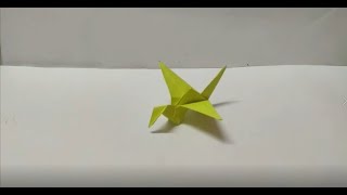 Origami Bird|| Stop Motion  Animation || OrigamiRupam