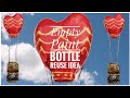 Empty paint bottle reuse | Hot air balloon | photo holder | Heart balloon | valentines day craft