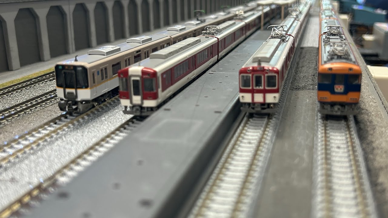Nゲージ　近鉄電車