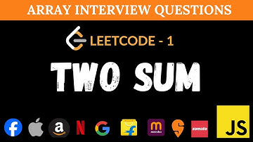 Two sum - Leetcode 1 - Hashset - JavaScript Solution