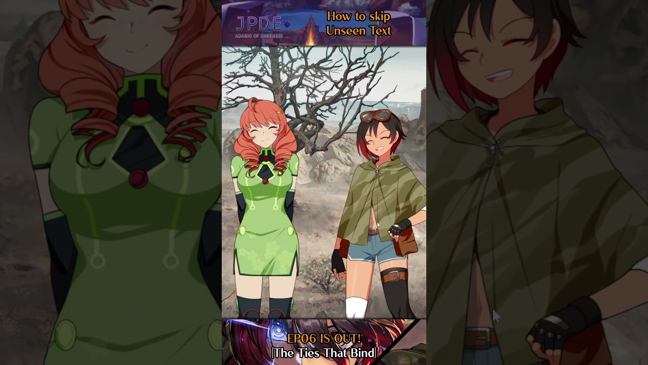 JPDE2 - How To Skip Unseen Text 