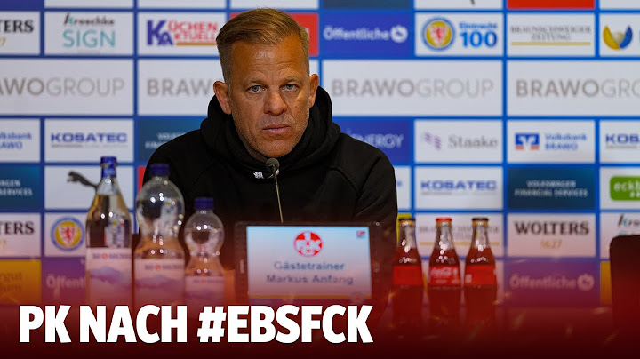 Anfang: "Unsere Fehler knallhart ausgenutzt" | PK nach #EBSFCK
