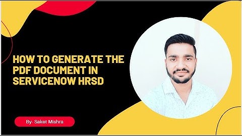 How to Generate the PDF Document in ServiceNow HRSD #servicenow #technology #cloud #servicenowjobs