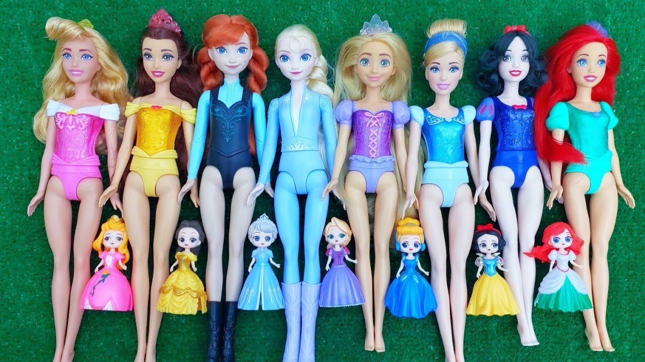 Cute Miniatures Disney Princess Frozen ELSA & Annall! elsa satisfying [ Unboxing ASMR