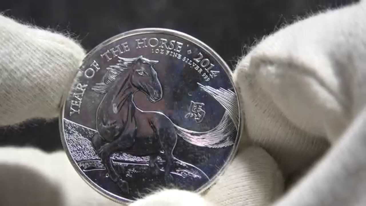 2014 Great Britain Year Of The Horse 1oz - Watch in 4K