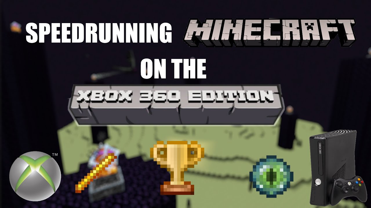 Speedrunning Minecraft, but its on the Xbox 360...