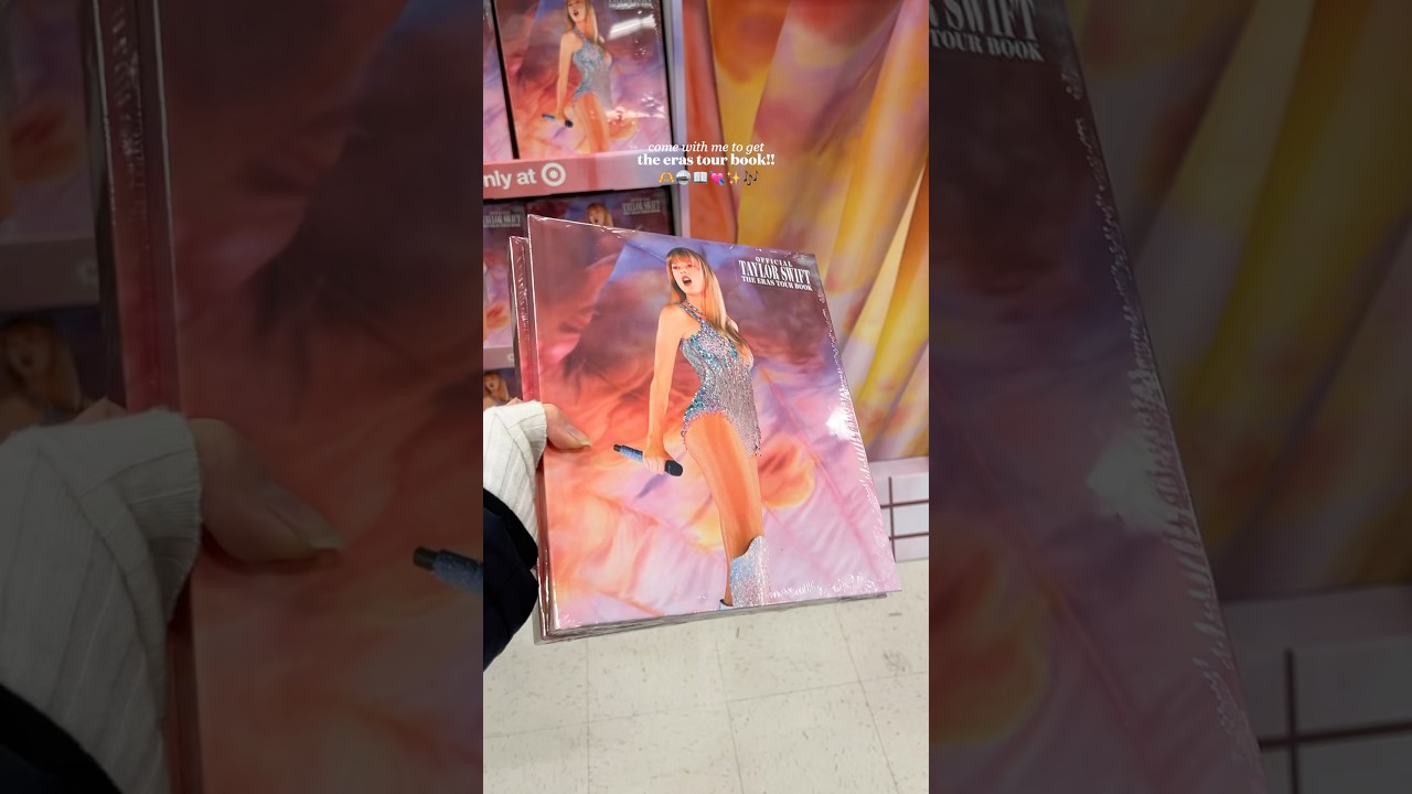 Come with me to get the eras tour book!! 🫶🪩 