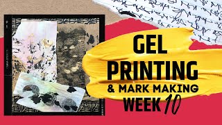 Famous Gelli™ Printing , Mark Making & Art Journaling - Exploring Eco dyeing and Ink Blots with Sumi Ink Profile