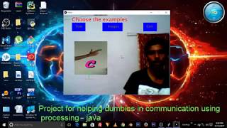Computer vision project for helping dumb people | opencv using processing/java