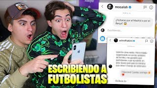 ESCRIBÍ a 100 FUTBOLISTAS en INSTAGRAM *me respondieron 6*