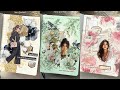 ASMR Satisfying Various Artistic Journaling💛💚🩷🎃｜Scrapbooking | Journal With Me｜Halloween