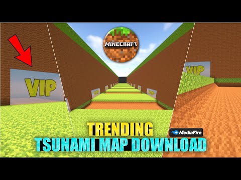 Trending Escape Tsunami For Brainrots Map For Minecraft || Download