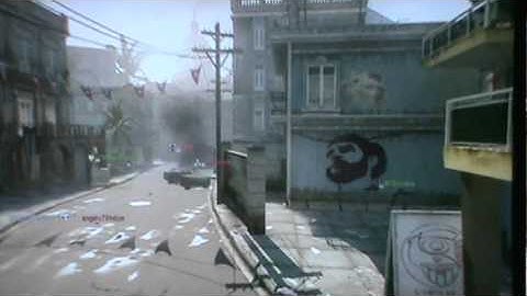 Call Of Duty Black Ops: Ballistic Knife Kill Across The Map.