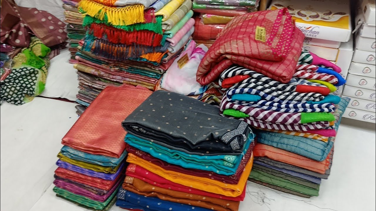 Rs. 165ಗೆ ಸೀರೆಗಳು| chickpet Bangalore wholesale sarees best quality low price gifting saree chickpet