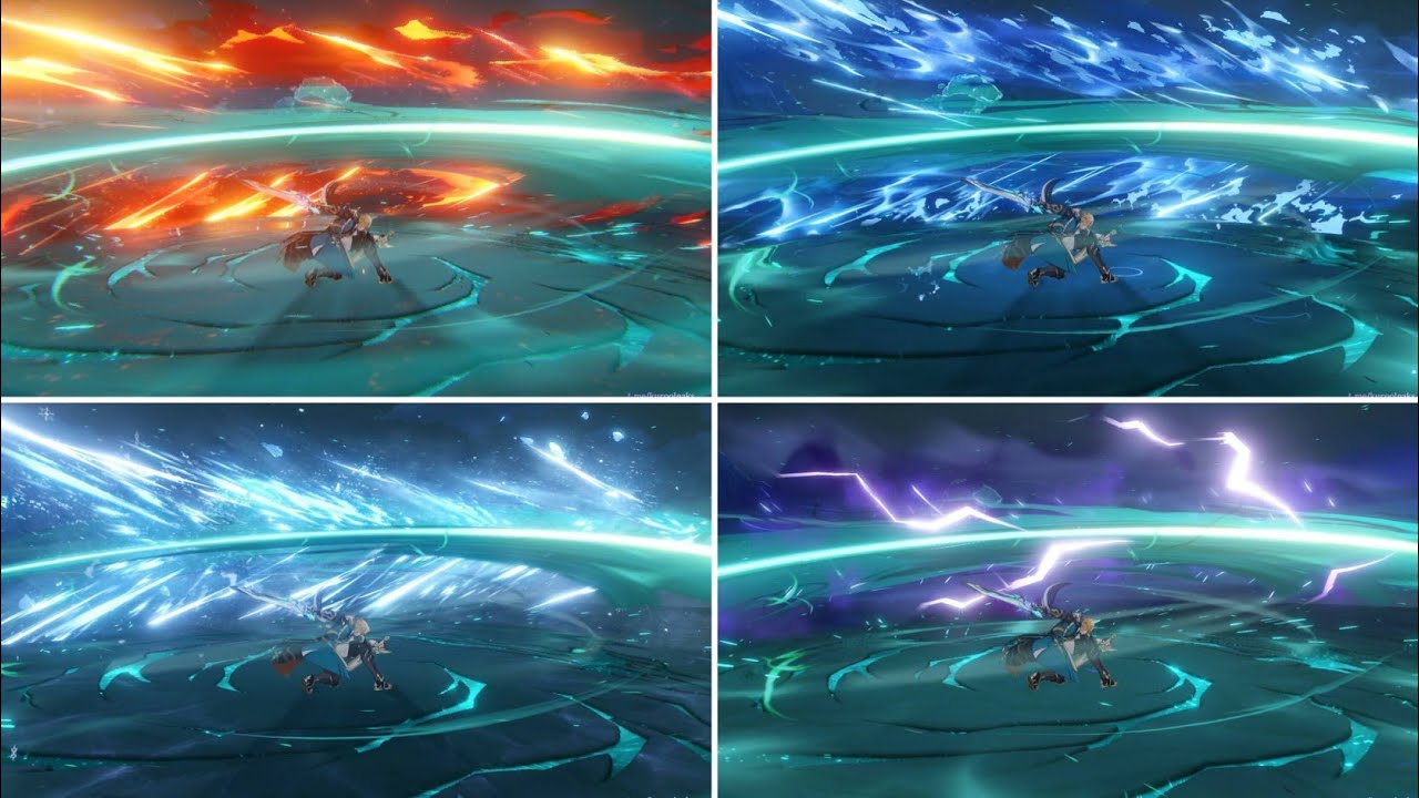 [6.4] Varka Burst Animations with 4 PHEC Elements