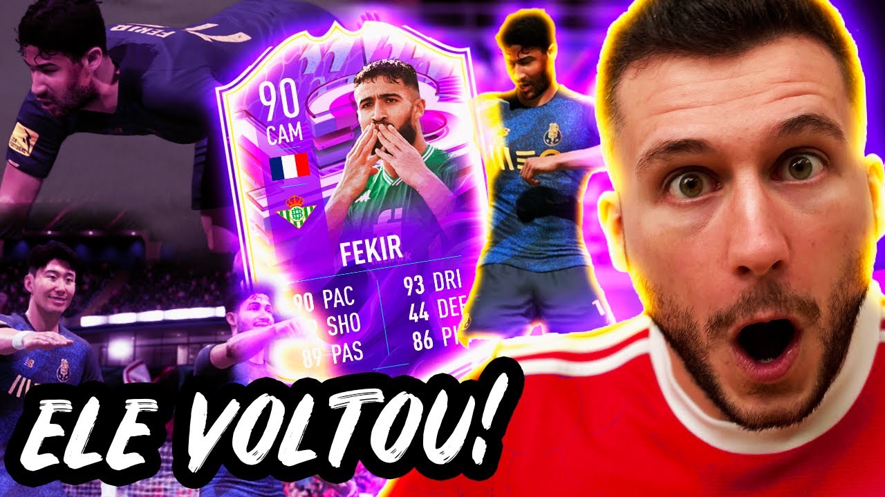 FEKIR FB CHEGOU NO TIME PRA WL!! A CARTA MAIS BUGADA DO FIFA 22!! ELE REPRESENTOU?!? FIFA 22 - UT