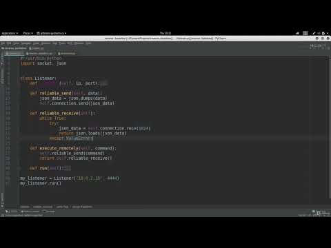 Writing Malware With Python  - Backdoor | Serialisation - Reliably Sending & Receiving Data