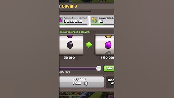 How to convert dark elixer to gold