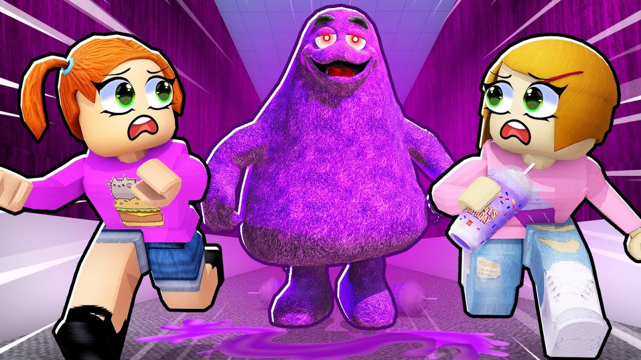 Roblox | Can We Escape Grimace's Mansion?!