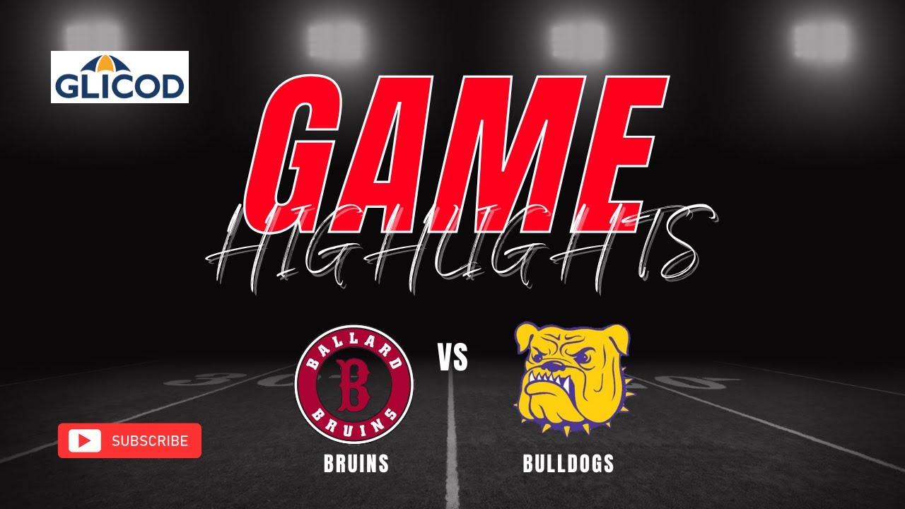 Ballard Bruins at Male Bulldogs 2024 6A Playoff Football Highlights