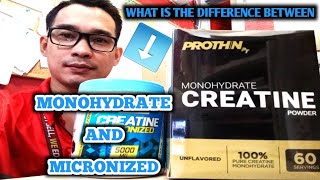 MONOHYDRATE AND MICRONIZED CREATINE WHAT IS THE DIFFERENCE