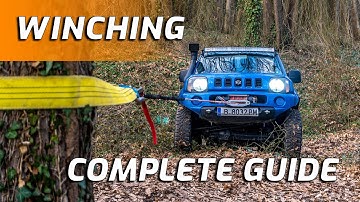 How To Use A WINCH | Winching Recovery Techniques For 4x4 Beginners