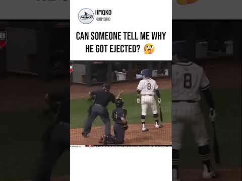 Do You Know Why He Was EJECTED? 🤯 #baseball #umpire #shorts