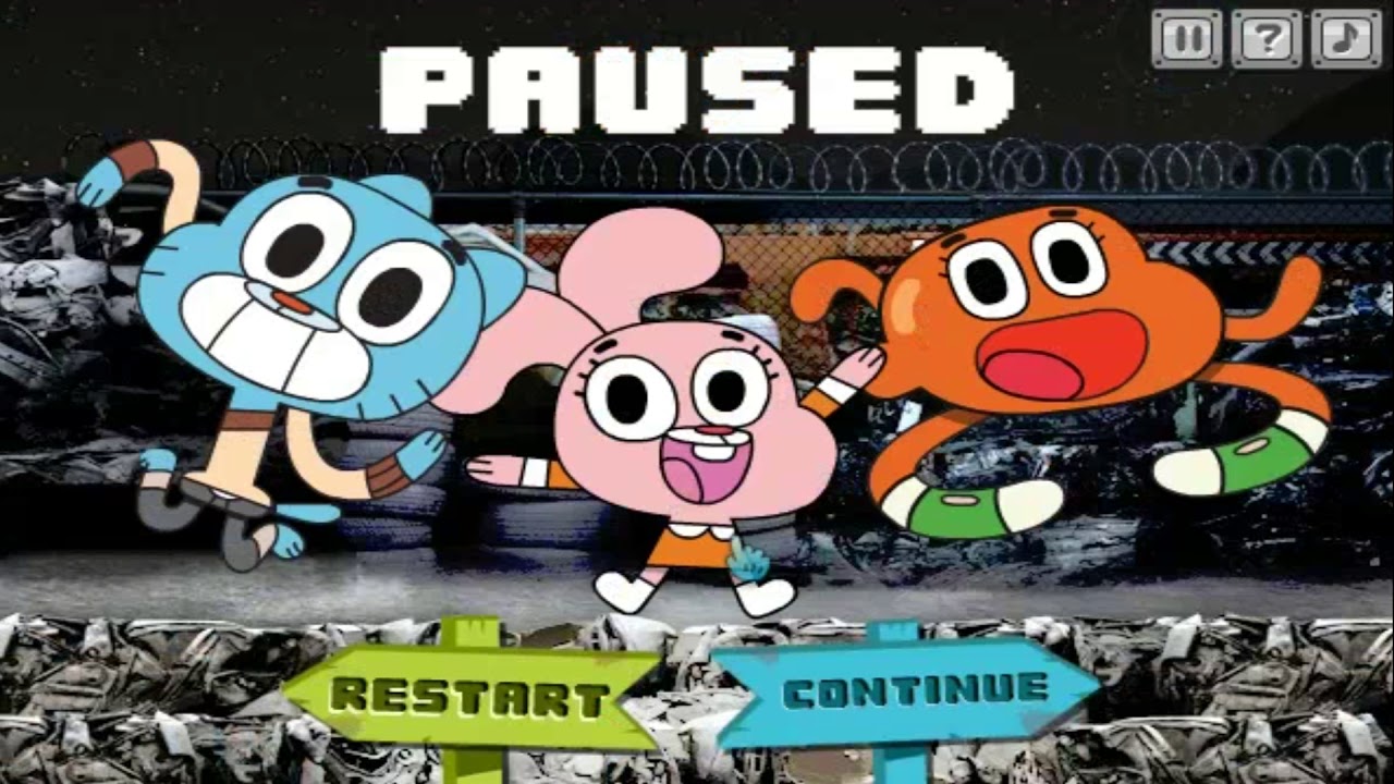 THE AMAZING WORLD OF GUMBALL GAME DINO DONKEY DASH YouTube