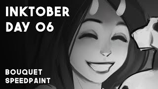 Inktober 2022 // Day 06 - Bouquet Speedpaint