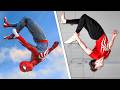 Stunts from spiderman 2 ps5 in real life  challenge