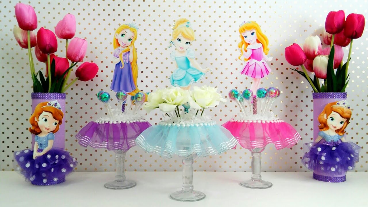 Decoracion de las Princesitas de Disney