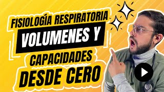VOLÚMENES y CAPACIDADES pulmonares | Explicación fácil para estudiantes