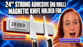 Upgrade your kitchen with this easy-to-install knife holder