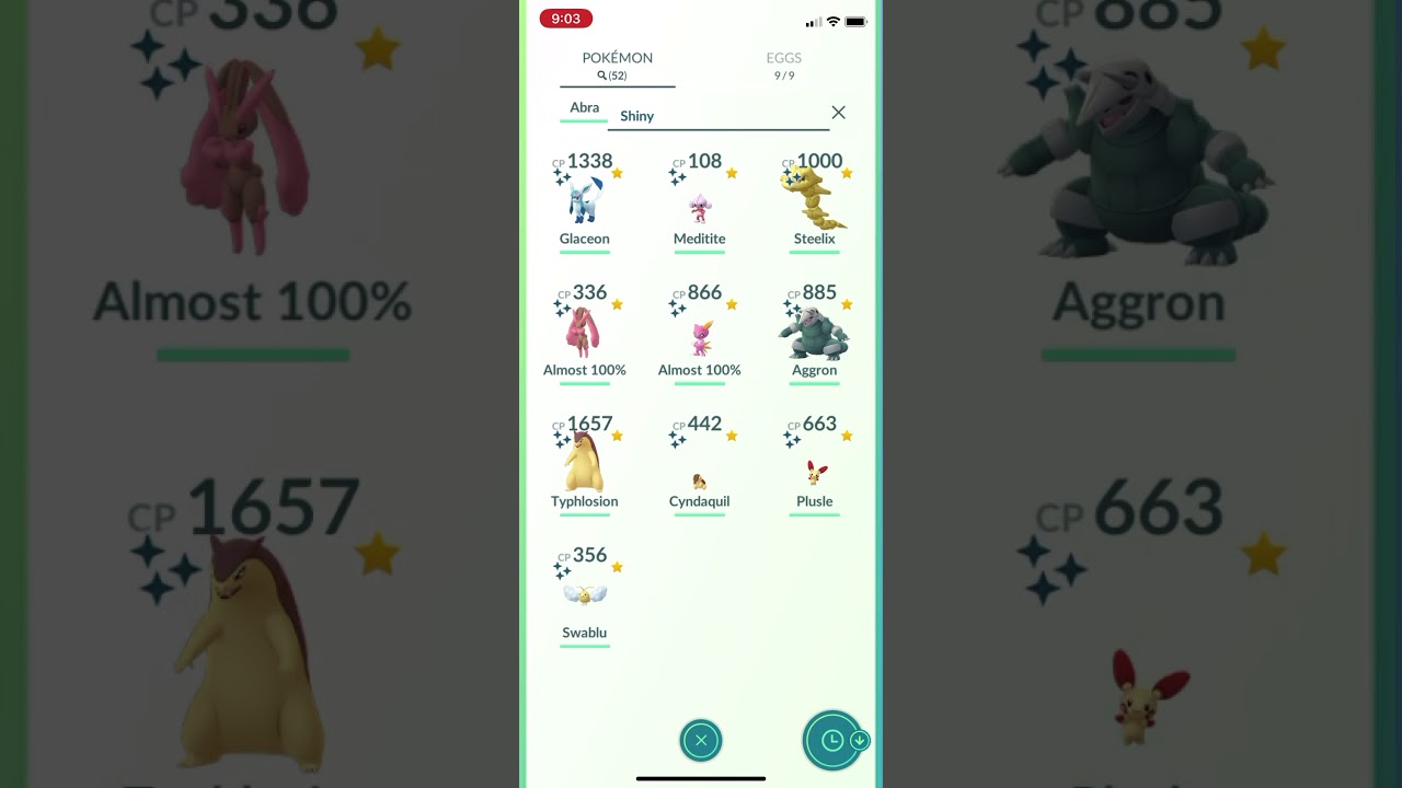 Pokémon go shiny collection 2020