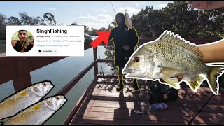 Bream And Mullet Fishing in Tooradin With @SinghFishing 300 Sub Special!
