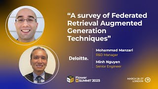 A Survey of Federated Retrieval Augmented Generation Techniques (Flower AI Summit 2025)