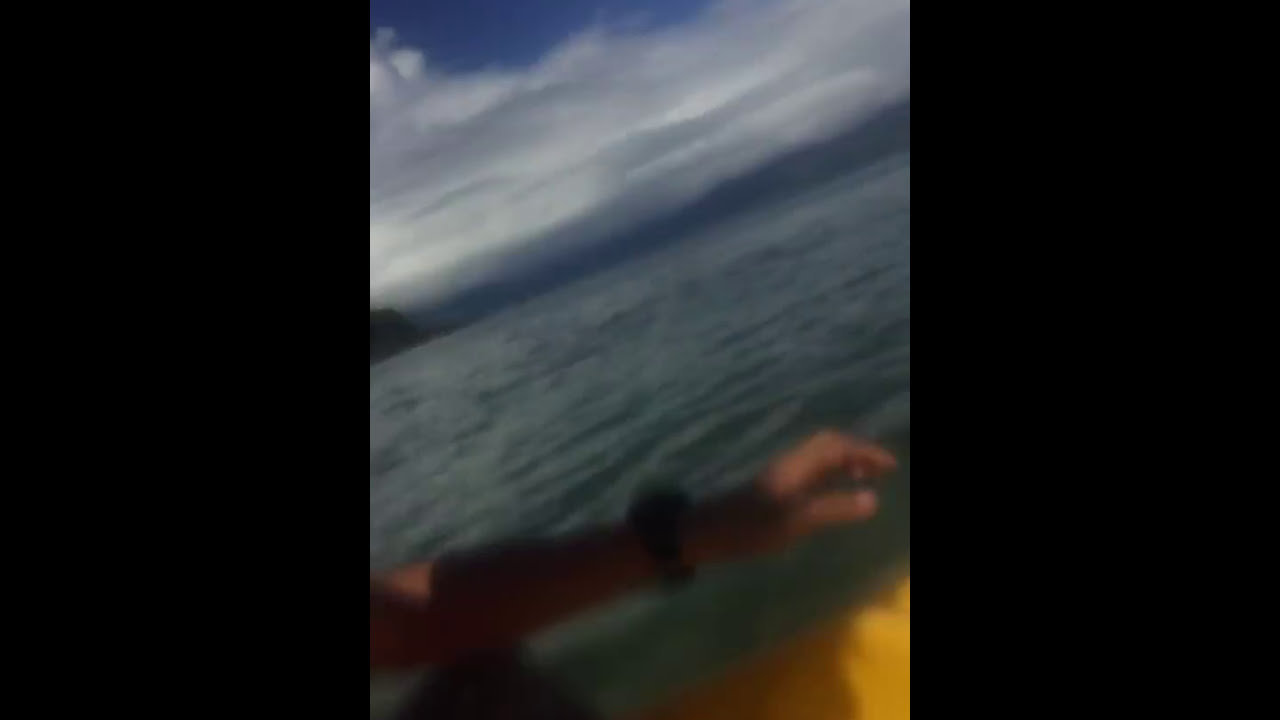Aurora white beach gala gala with banana boat