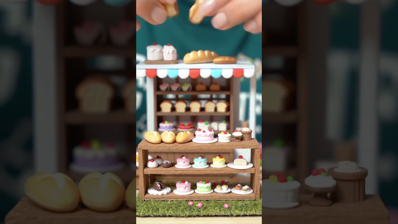 Tiny Bakery Magic! ✨ DIY Miniature Food Shop
