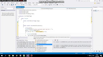 C# - Girilen metni tersten yazdıran metod
