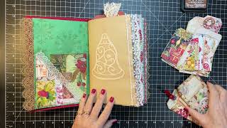 Timeless Christmas Journal! - Part 2 - Craft with Me! - Dec Daily too!