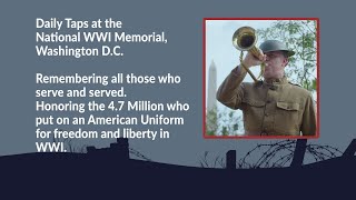 Friday 10/03/2025 - Daily Taps @ the National WWI Memorial in Washington, DC