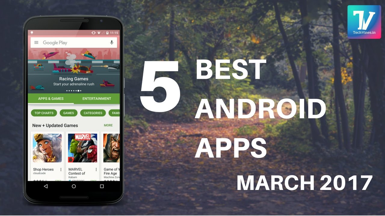 Top 5 best new android apps from March 2017! - YouTube