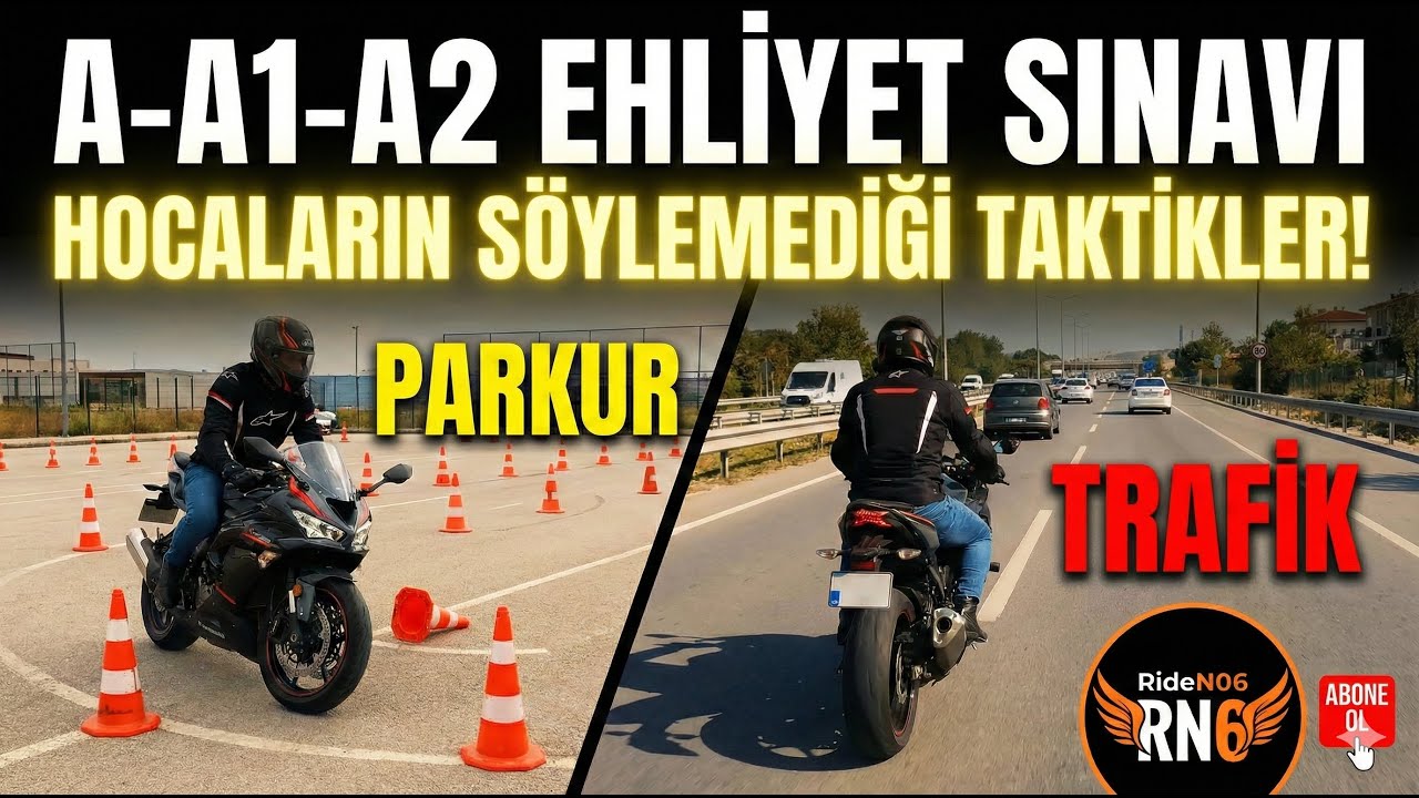 A–A1–A2 Ehliyet Sınav Parkuru ve Trafik Güzergahı En Detaylı Rehber! Hocaların Söylemediği Taktikler