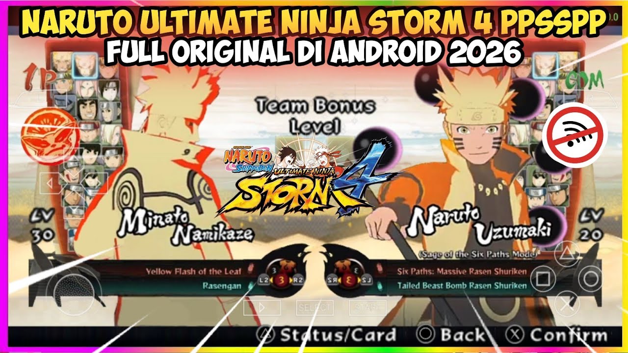 Gameplay Naruto Ultimate Ninja Storm 4 PPSSPP - Ukuran Kecil PPSSPP 2026