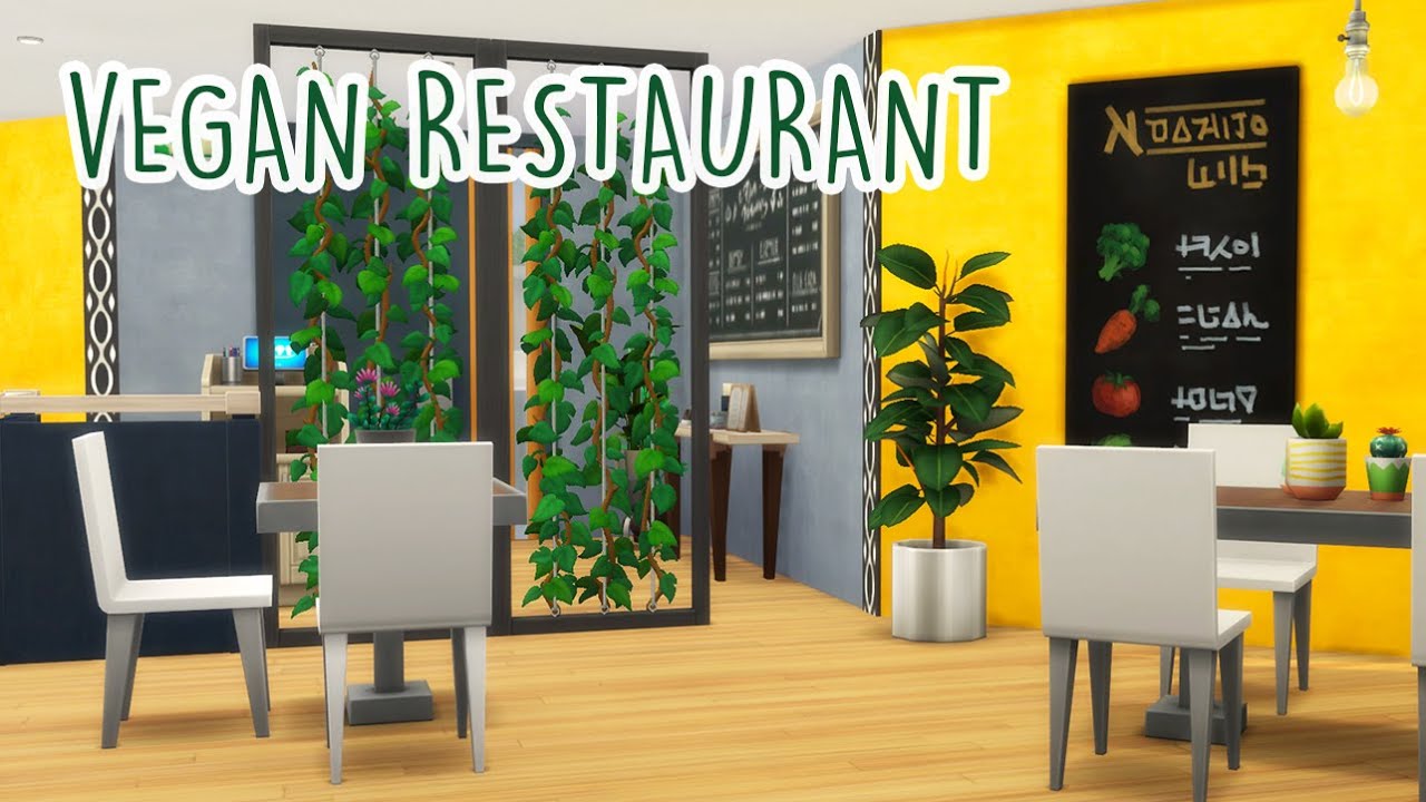 Sims 4 | House Building | Little Pumpkin Bistro (Vegan Restaurant)