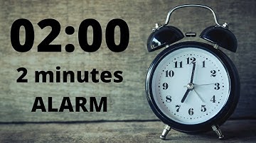 2 MINUTES - 120 SECONDS - TIMER & ALARM - COUNTDOWN