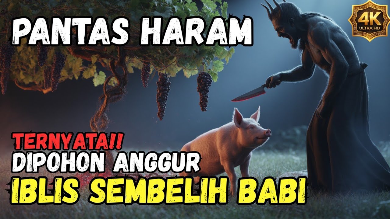 IBLIS MOTONG 4 HEWAN DIATAS POHON ANGGUR l PENYEBAB HARAMNYA KHAMAR