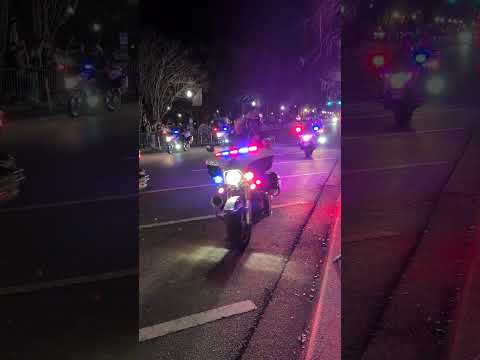 Mardi gras 2026 Police Motorcycle Pensacola Florida